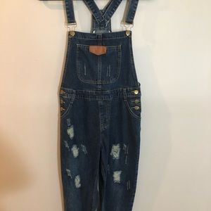 Jean pant overalls